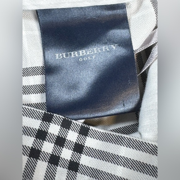 Authentic Burberry Golf Nova Check Plaid Pants Women’s 14 Gray Black - Picture 8 of 10